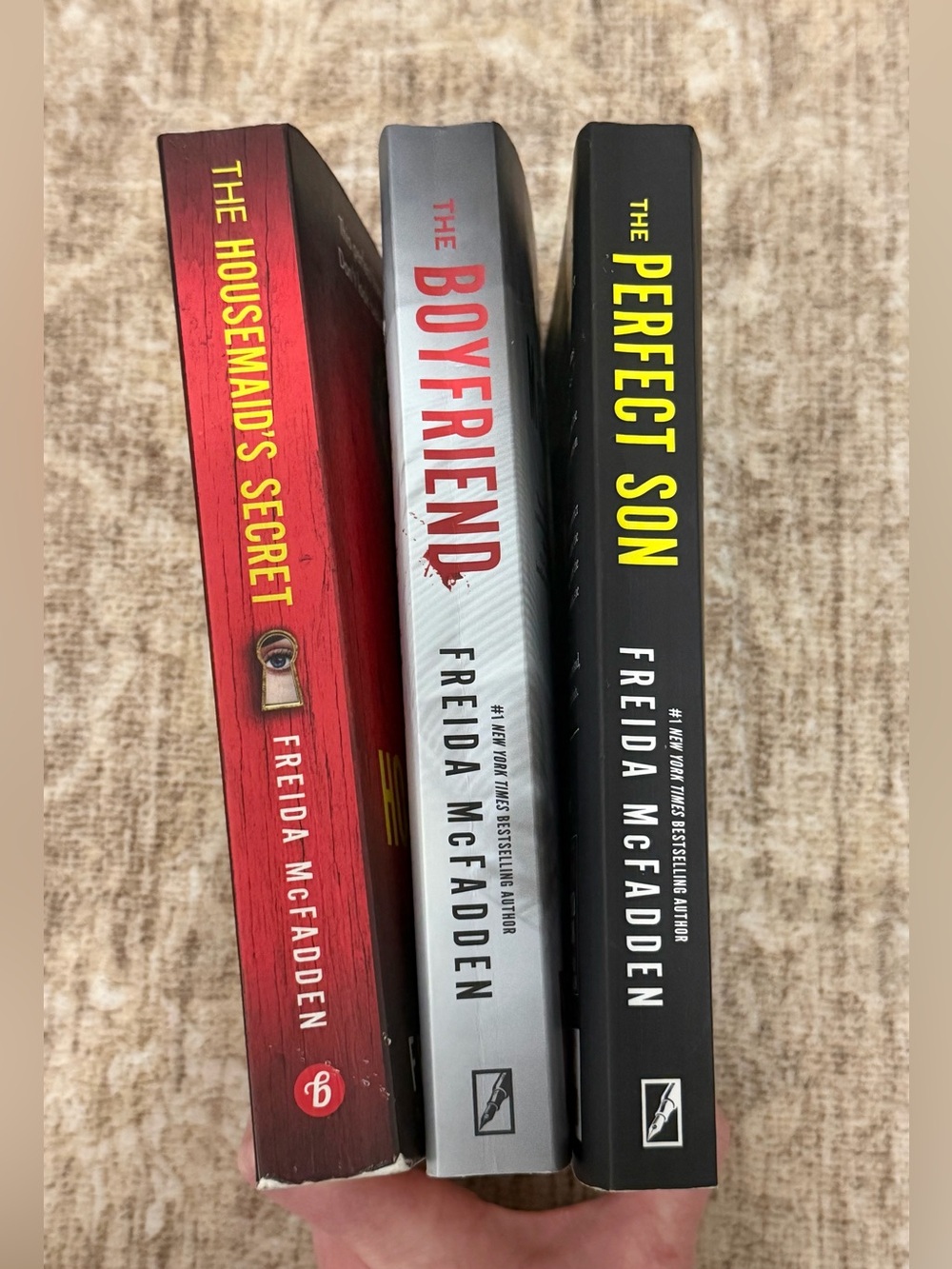 Freida McFadden Bundle: The Housemaid's Secret, The Boyfriend, The Perfect Son.